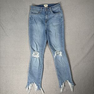 L’agence Jeans Women’s Size 27 High Line Skinny Distressed Light Destruction